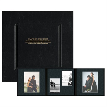 SHブラック 六切 3面（角×2L2×角）