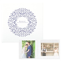 ボタニカル／ホワイト 258SQ２面（角×角）