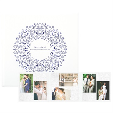 ボタニカル／ホワイト 258SQ３面（2L2×2L2×2L2）