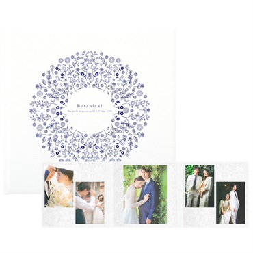 ボタニカル／ホワイト 258SQ３面（2L2×角×2L2）