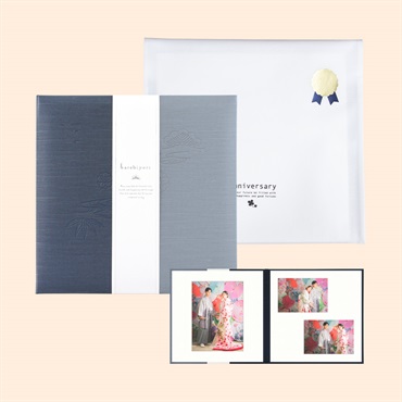 【ギフト】晴日和　蒼色 六切 2面（角×2L2）