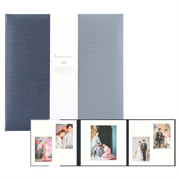 晴日和　蒼色 六切 3面（2L2×角×2L2）