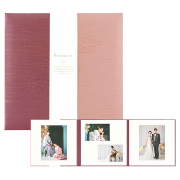 晴日和　梅色 六切 3面（角×2L2×角）