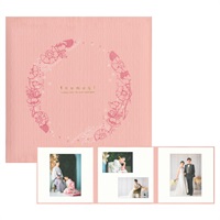 つむぎ　桃色 六切 3面（角×2L2×角）