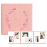 つむぎ　桃色 六切 3面（2L2×2L2×2L2）