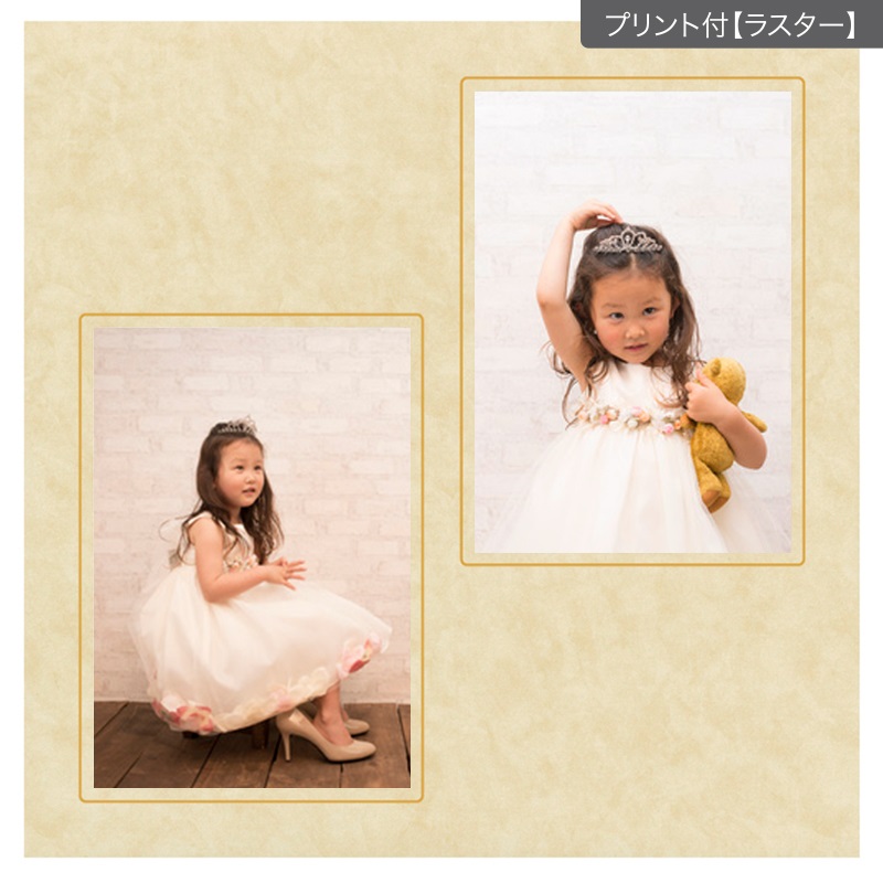 ヒンジ中枠【六切用】／2Ｌ／ベージュ（TDNI）(プリント付【ラスター（半光沢）】)