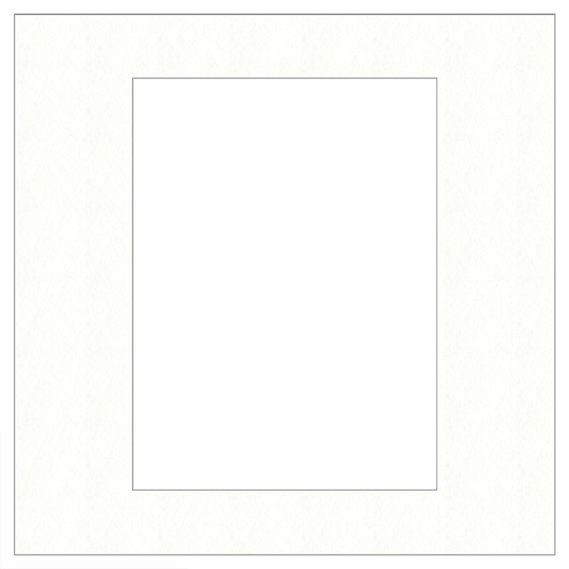 ヒンジ中枠【六切用】／六切角／白 (SNSQ)