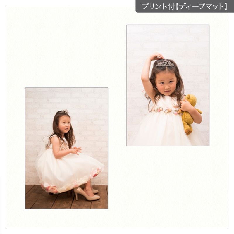 ヒンジ中枠【六切用】／2Ｌ／白 (SNSQ)(プリント付【ディープマット（光沢なし）】)