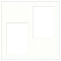 ヒンジ中枠【六切用】／2Ｌ／白 (SNSQ)