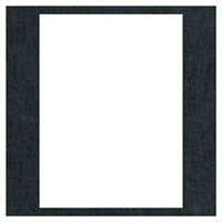 ヒンジ中枠【250SQ用】／六切角／黒（LA）