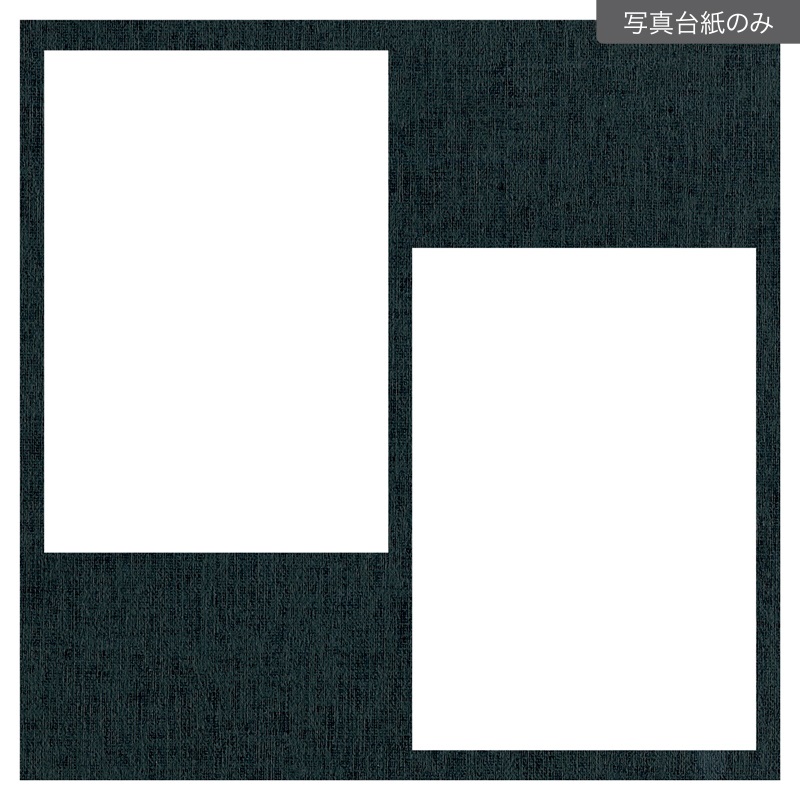 ヒンジ中枠【250SQ用】／2Ｌ2穴／黒（LA）(【610-0024　中枠のみ】)