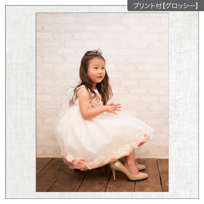 ヒンジ中枠【250SQ用】／六切角／白（LA）(プリント付【グロッシー（光沢あり）】)